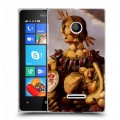 Дизайнерский пластиковый чехол для Microsoft Lumia 435