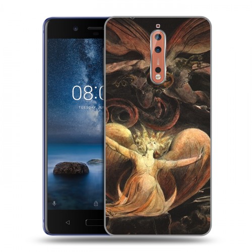 Дизайнерский пластиковый чехол для Nokia 8