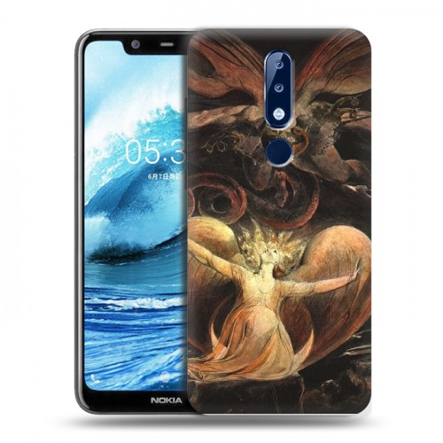 Дизайнерский силиконовый чехол для Nokia 5.1 Plus