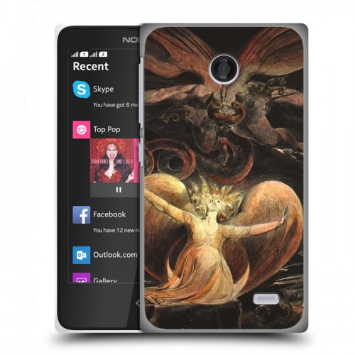 Дизайнерский пластиковый чехол для Nokia X