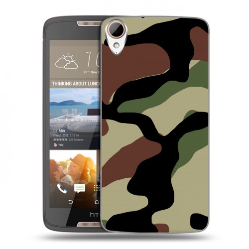 Дизайнерский пластиковый чехол для HTC Desire 828 Камуфляжи