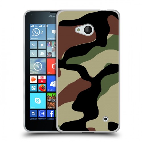 Дизайнерский силиконовый чехол для Microsoft Lumia 640 Камуфляжи