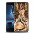 Дизайнерский пластиковый чехол для Nokia 8