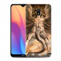 Дизайнерский силиконовый с усиленными углами чехол для Xiaomi RedMi 8A