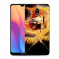 Дизайнерский силиконовый с усиленными углами чехол для Xiaomi RedMi 8A