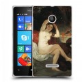 Дизайнерский пластиковый чехол для Microsoft Lumia 435