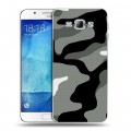 Дизайнерский пластиковый чехол для Samsung Galaxy A8 Камуфляжи