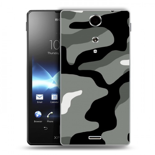 Дизайнерский пластиковый чехол для Sony Xperia TX Камуфляжи