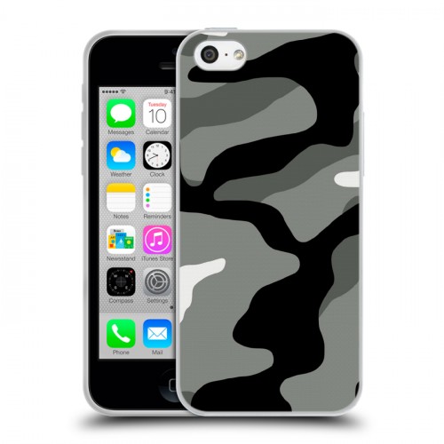 Дизайнерский пластиковый чехол для Iphone 5c Камуфляжи