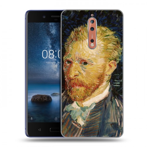 Дизайнерский пластиковый чехол для Nokia 8