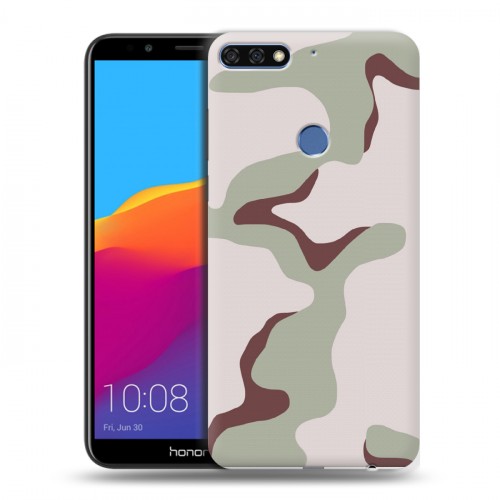 Дизайнерский пластиковый чехол для Huawei Honor 7C Pro Камуфляжи