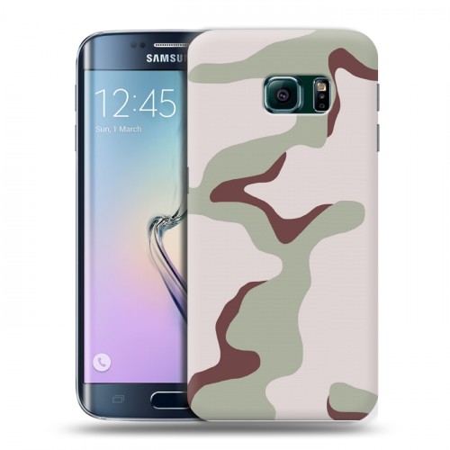 Дизайнерский пластиковый чехол для Samsung Galaxy S6 Edge Камуфляжи