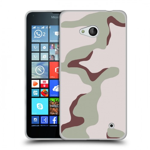 Дизайнерский пластиковый чехол для Microsoft Lumia 640 Камуфляжи