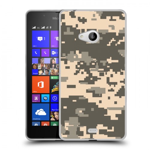 Дизайнерский пластиковый чехол для Microsoft Lumia 540 Камуфляжи