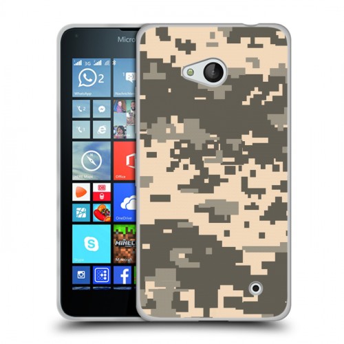 Дизайнерский силиконовый чехол для Microsoft Lumia 640 Камуфляжи