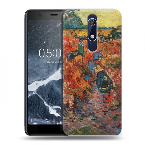 Дизайнерский пластиковый чехол для Nokia 5.1