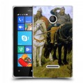 Дизайнерский пластиковый чехол для Microsoft Lumia 435