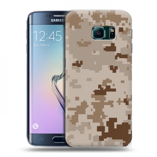 Дизайнерский пластиковый чехол для Samsung Galaxy S6 Edge Камуфляжи