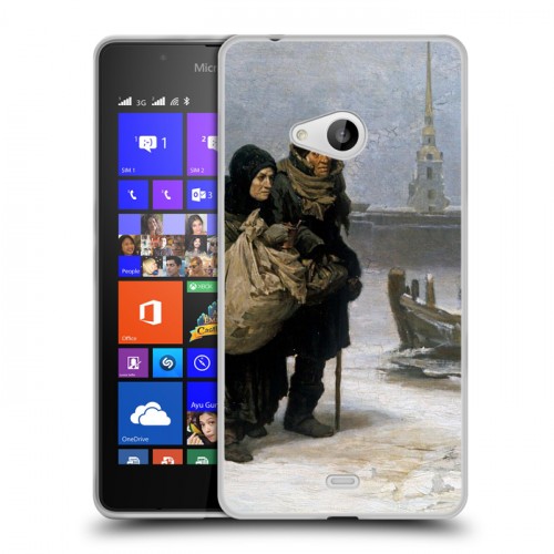 Дизайнерский пластиковый чехол для Microsoft Lumia 540