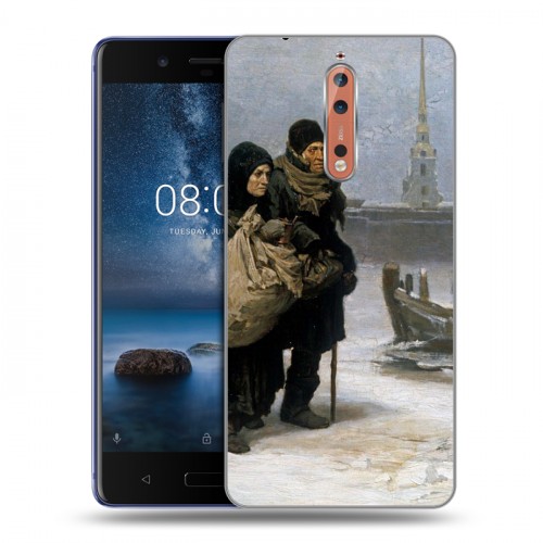 Дизайнерский пластиковый чехол для Nokia 8