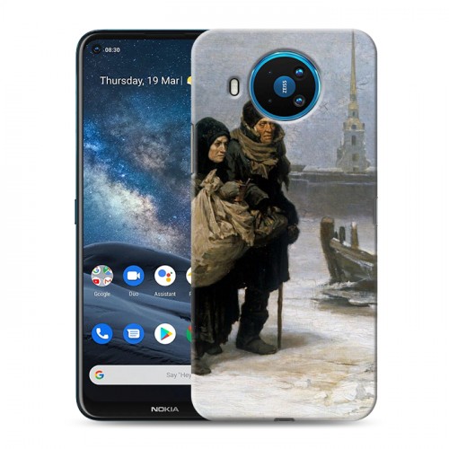 Дизайнерский силиконовый чехол для Nokia 8.3