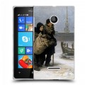 Дизайнерский пластиковый чехол для Microsoft Lumia 435