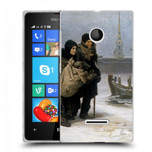 Дизайнерский пластиковый чехол для Microsoft Lumia 435