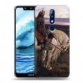 Дизайнерский силиконовый чехол для Nokia 5.1 Plus