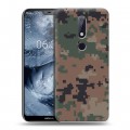 Дизайнерский силиконовый чехол для Nokia 6.1 Plus Камуфляжи