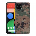 Дизайнерский пластиковый чехол для Google Pixel 5 Камуфляжи