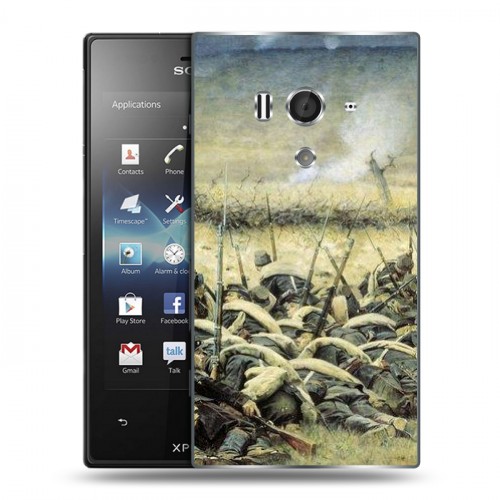 Дизайнерский пластиковый чехол для Sony Xperia acro S