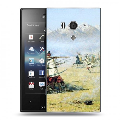 Дизайнерский пластиковый чехол для Sony Xperia acro S