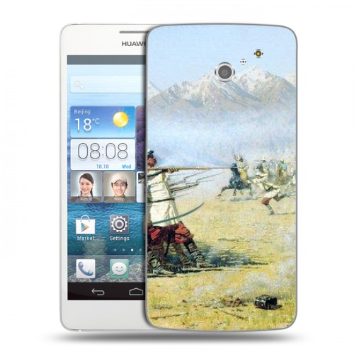 Дизайнерский пластиковый чехол для Huawei Ascend D2