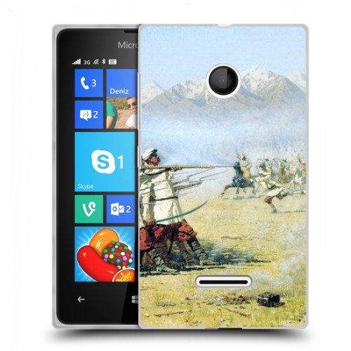 Дизайнерский пластиковый чехол для Microsoft Lumia 435