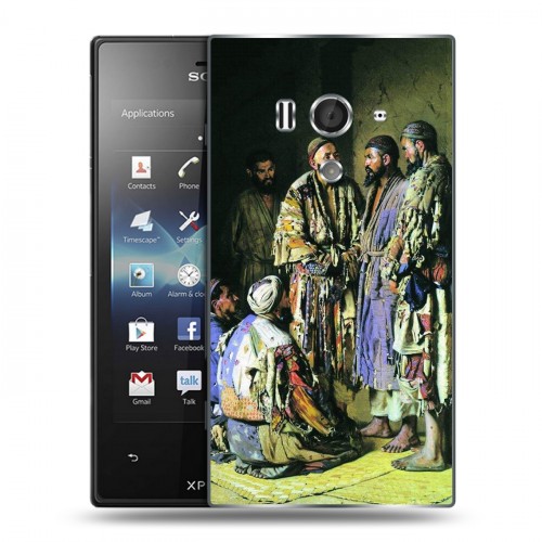 Дизайнерский пластиковый чехол для Sony Xperia acro S