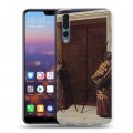 Дизайнерский силиконовый с усиленными углами чехол для Huawei P20 Pro