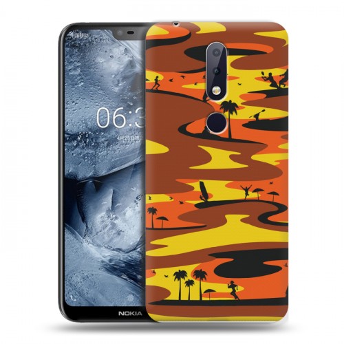 Дизайнерский пластиковый чехол для Nokia 6.1 Plus Камуфляжи