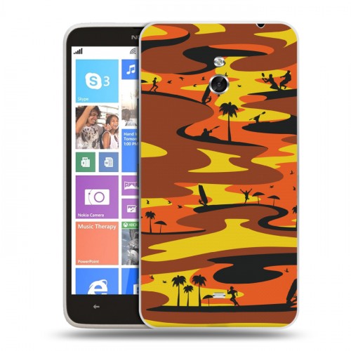 Дизайнерский пластиковый чехол для Nokia Lumia 1320 Камуфляжи