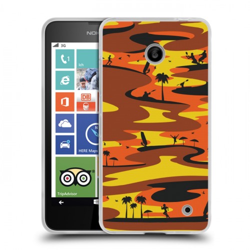 Дизайнерский пластиковый чехол для Nokia Lumia 630/635 Камуфляжи