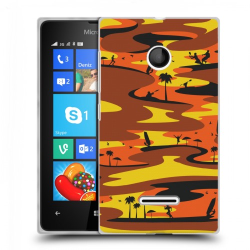 Дизайнерский пластиковый чехол для Microsoft Lumia 435 Камуфляжи