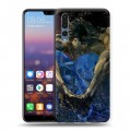 Дизайнерский силиконовый с усиленными углами чехол для Huawei P20 Pro