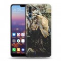 Дизайнерский силиконовый с усиленными углами чехол для Huawei P20 Pro