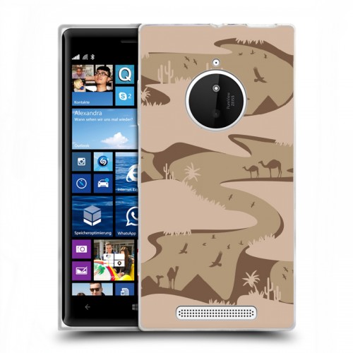 Дизайнерский пластиковый чехол для Nokia Lumia 830 Камуфляжи