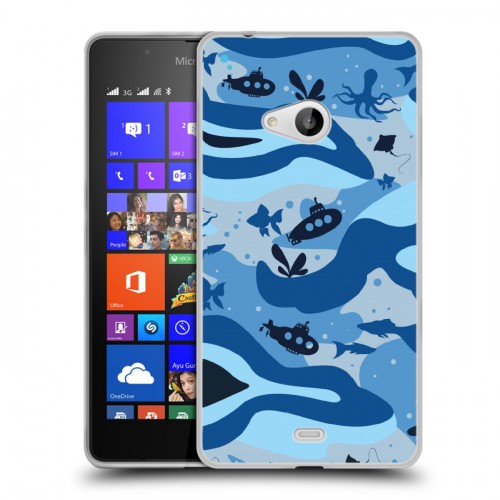 Дизайнерский пластиковый чехол для Microsoft Lumia 540 Камуфляжи