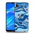 Дизайнерский пластиковый чехол для Huawei Y6 (2019) Камуфляжи