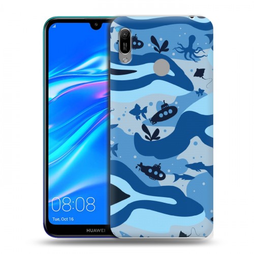 Дизайнерский пластиковый чехол для Huawei Y6 (2019) Камуфляжи