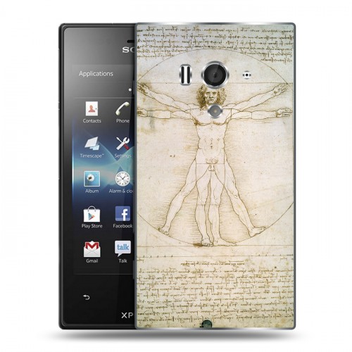 Дизайнерский пластиковый чехол для Sony Xperia acro S