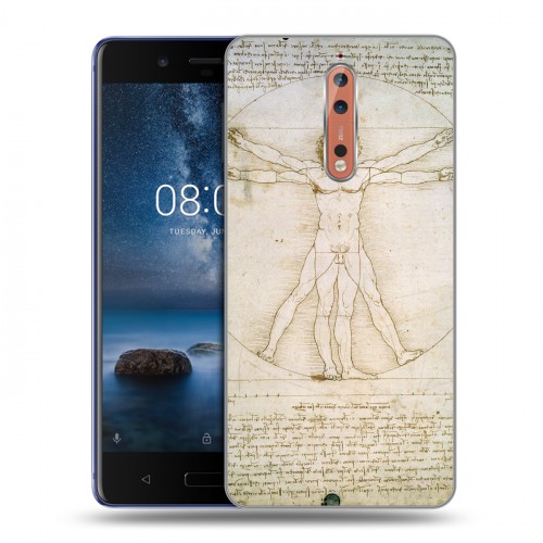 Дизайнерский пластиковый чехол для Nokia 8