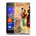 Дизайнерский пластиковый чехол для Microsoft Lumia 540