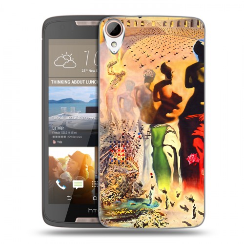 Дизайнерский силиконовый чехол для HTC Desire 828